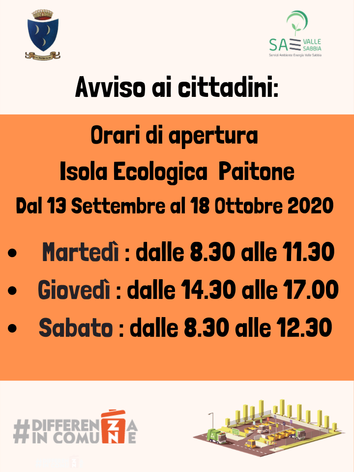 CDR orario Paitone