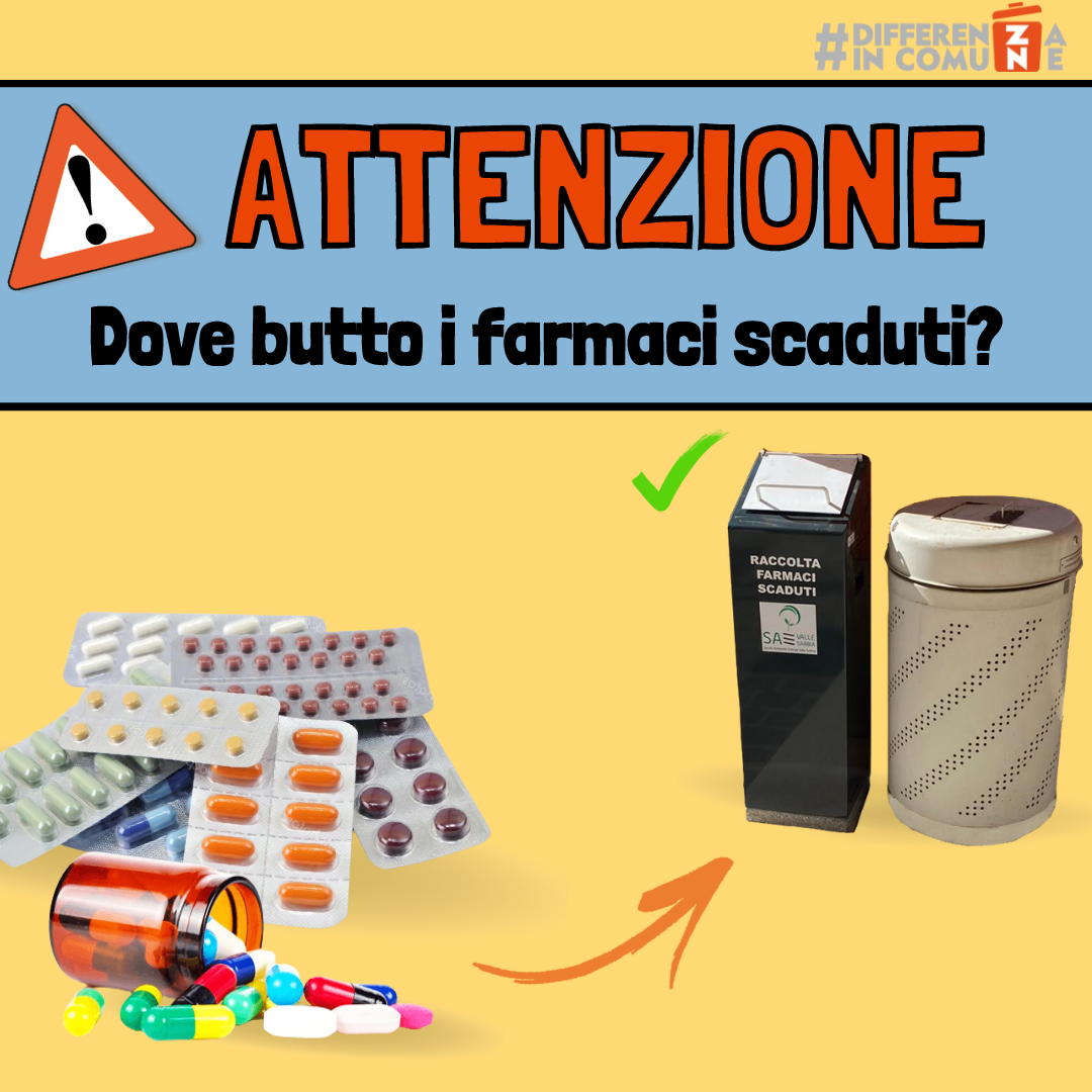 Dove butto gli farmaci scaduti? 🤔💊 - differenzaincomune