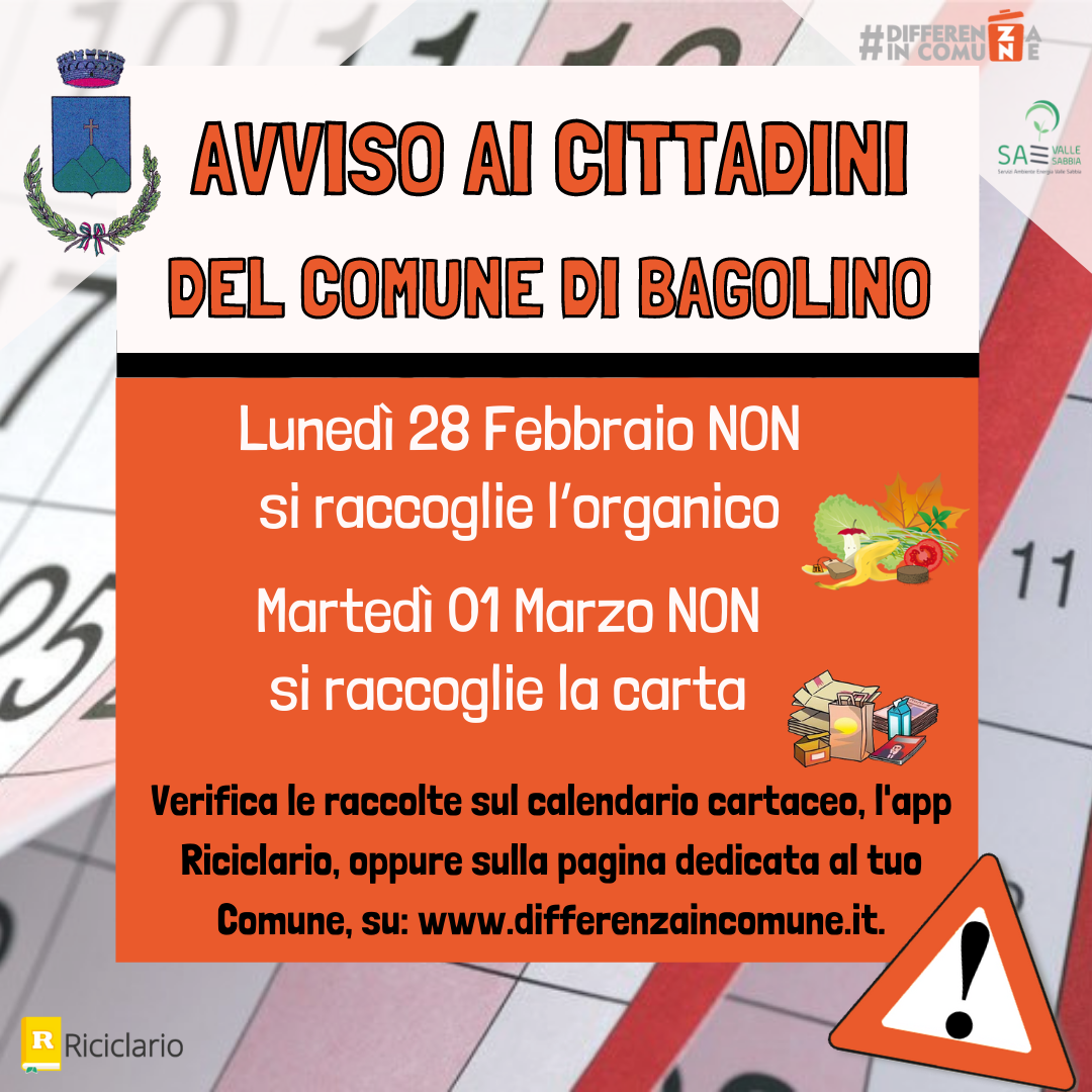 Avviso cittadini Bagolino