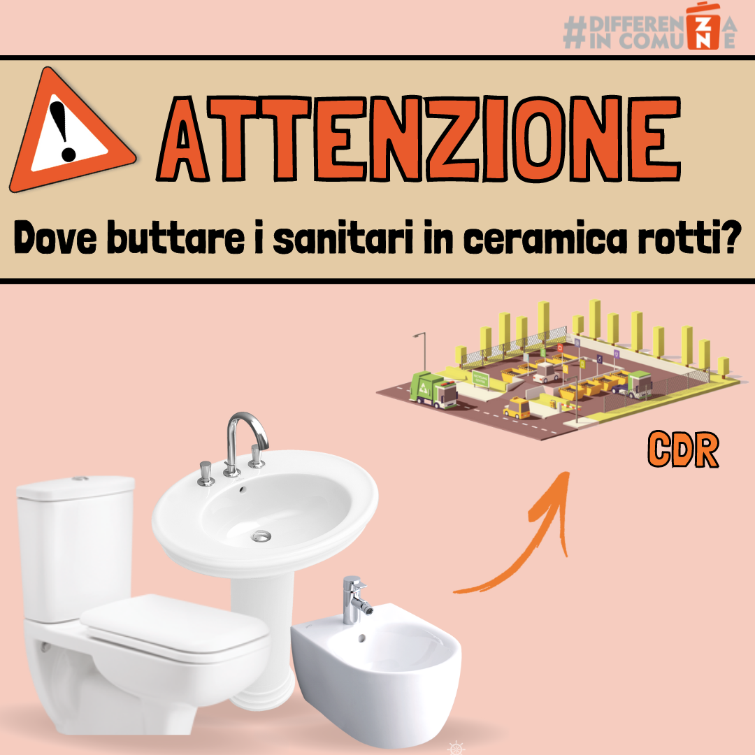 Dove buttare i sanitari in ceramica rotti… ? 🤔🚽 - differenzaincomune