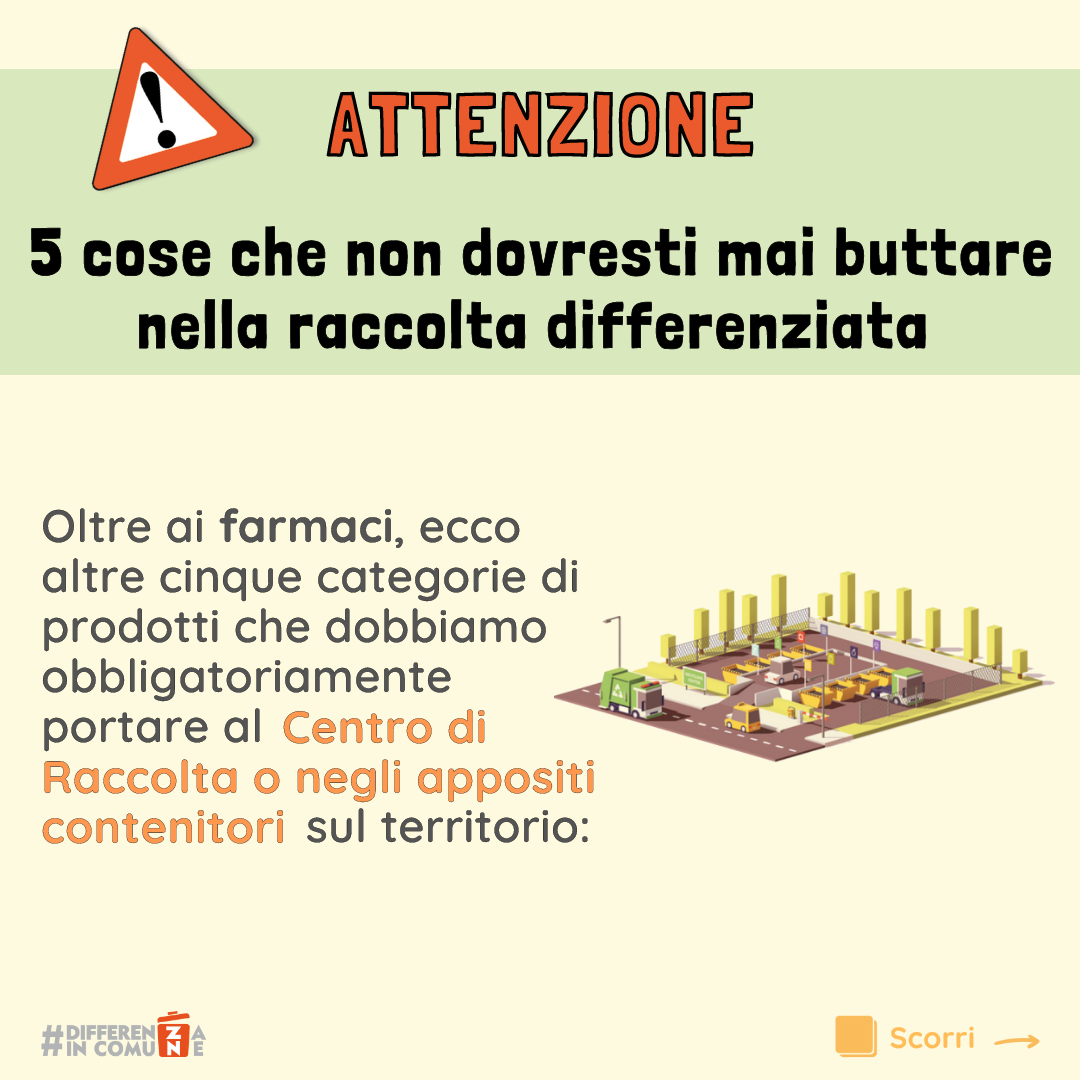1_5 cose che non dovresti mai buttare nella raccolta differenziata ⚠️