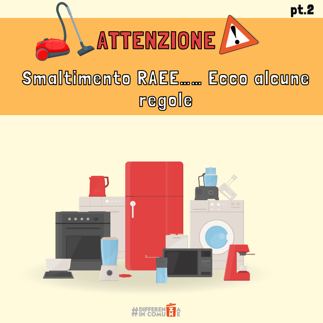 1-2 Smaltimento RAEE…… Ecco alcune regole