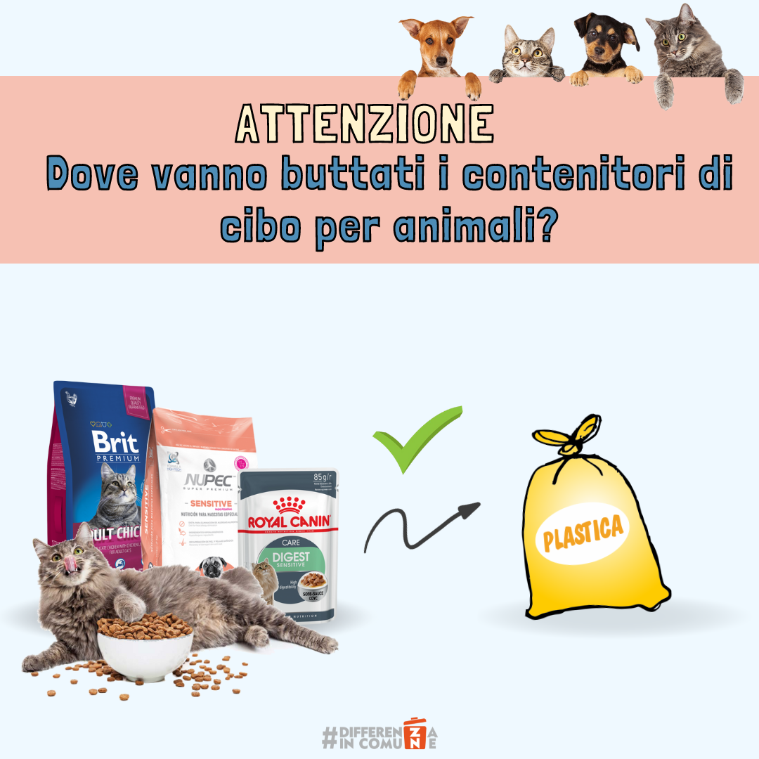 3-03-Dove vanno buttati i contenitori di cibo per animali