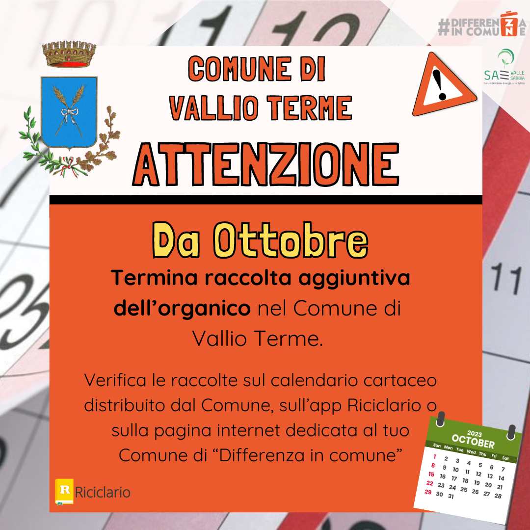 29092023 - Attenzione! - Calendario invernale Vallio terme