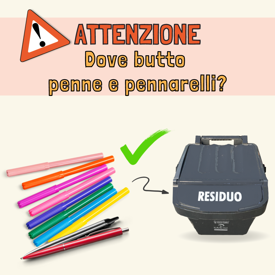 Dove lo butto.. penne e pennarelli