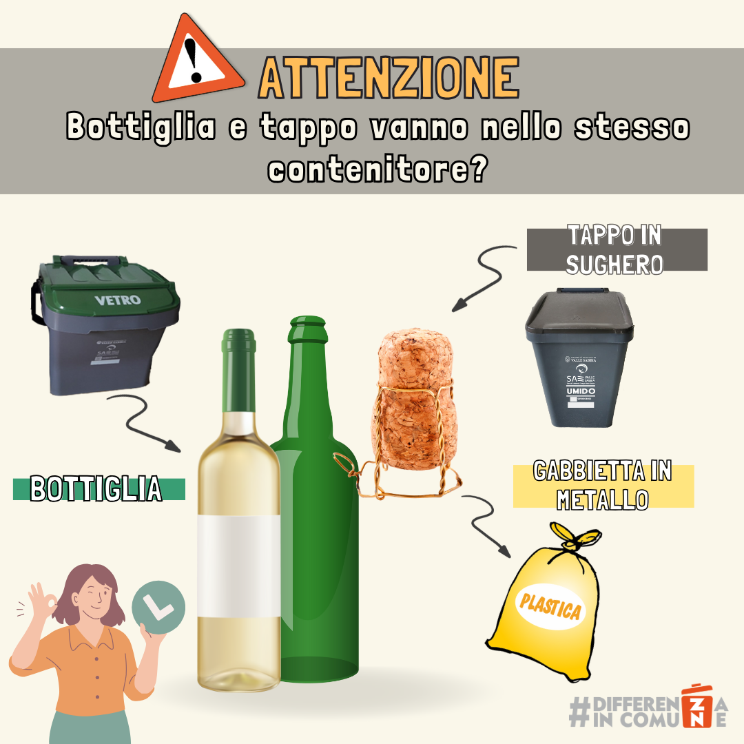 250124-Bottiglia e tappo vanno nello stesso contenitore