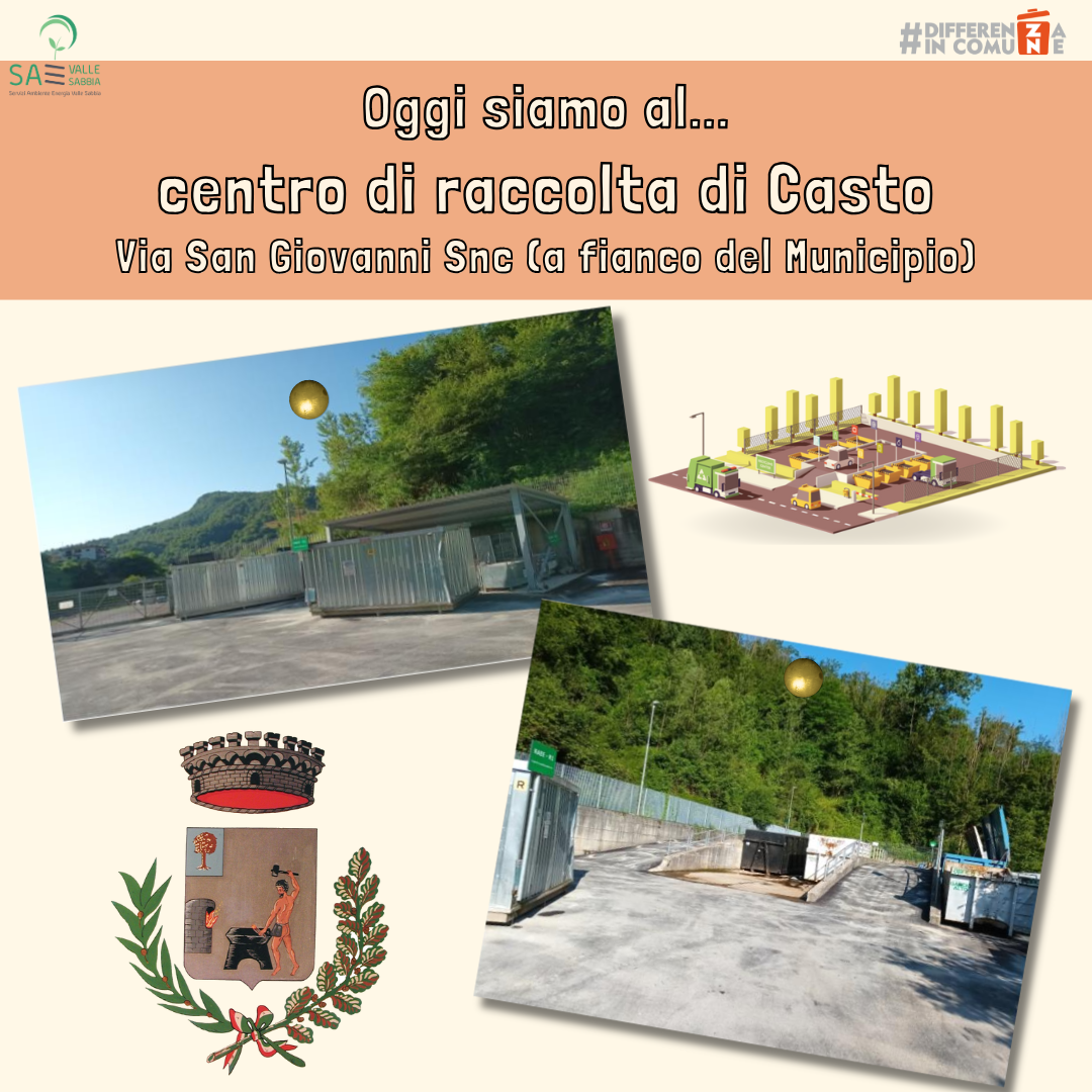 12112024 - Oggi siamo al centro di raccolta di Casto