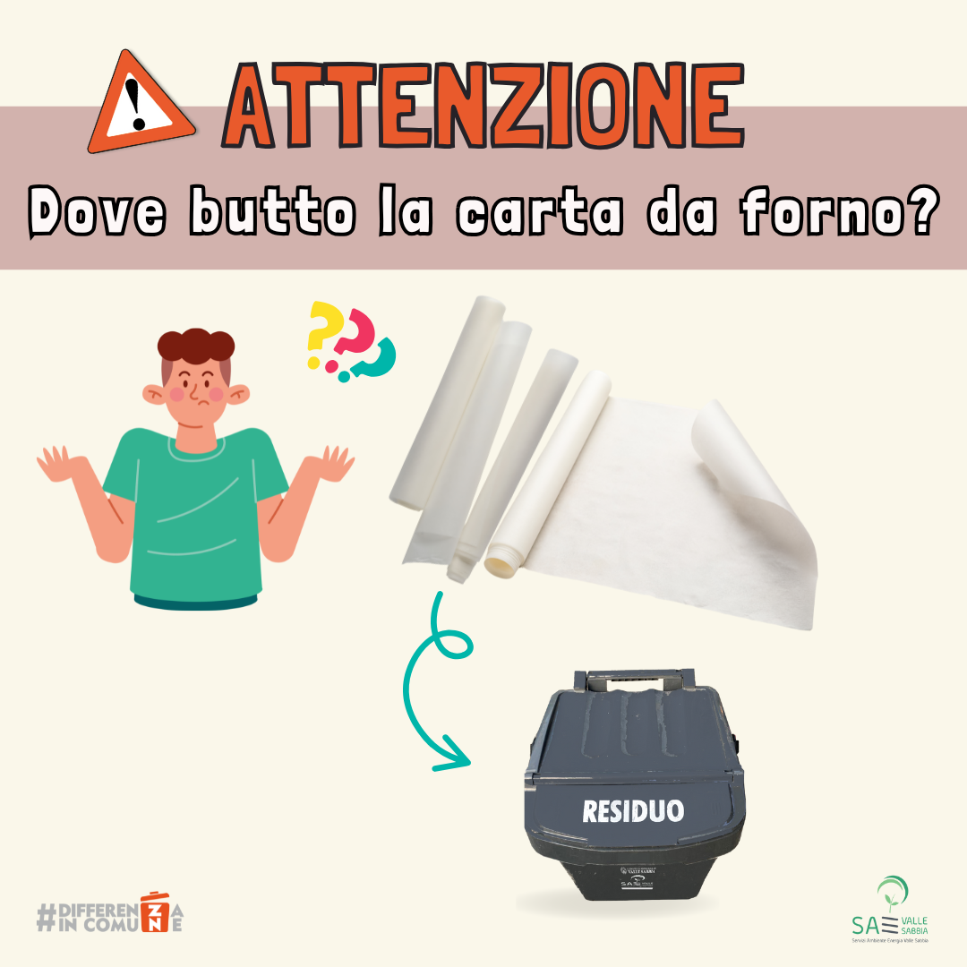 Copia di Dove butto la carta da forno